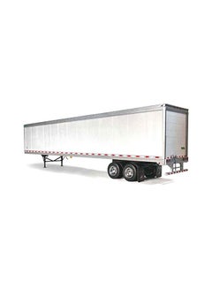 Moebius Models Smooth Side Trailer Toy MMK1303 Silver  - Image 2