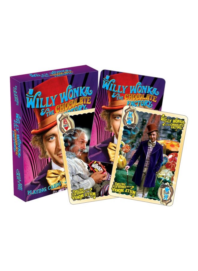 Aquarius Willy Wonka Playing Cards 52477 