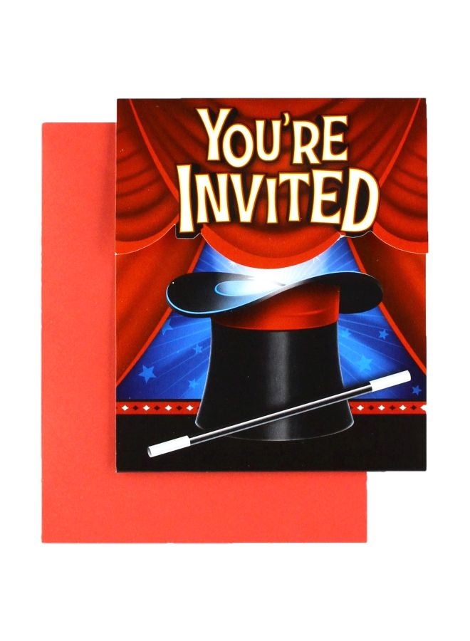 كرييتف كونفيرتينج مجموعة بطاقات دعوات للحفلات طراز 324433 مكونة من 8 قطع - Image 1