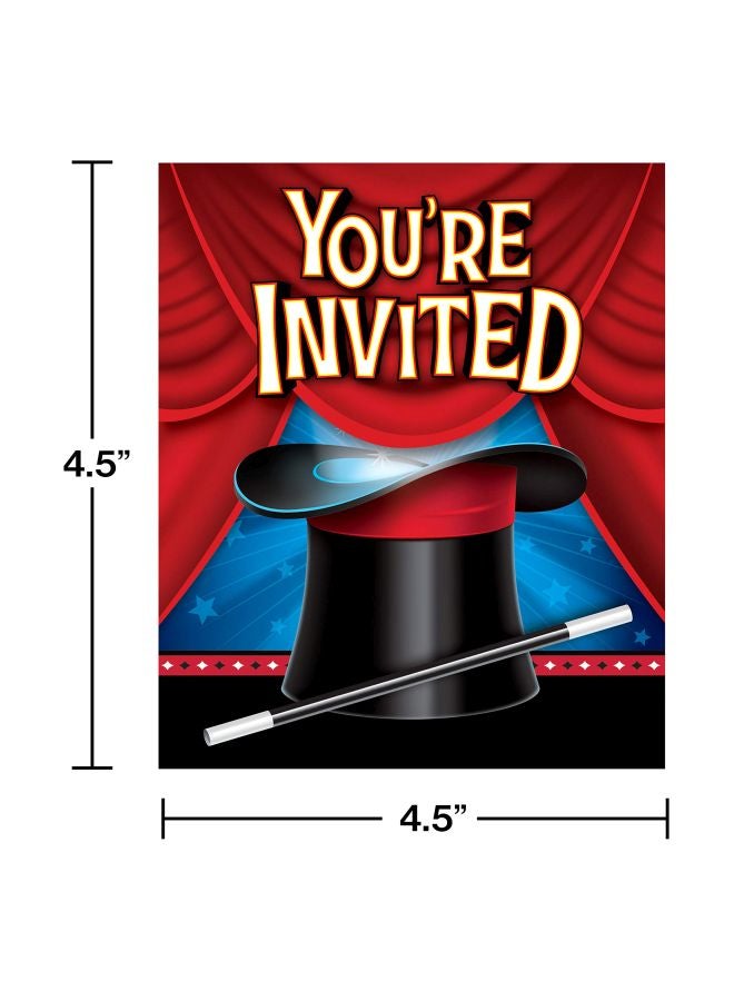 كرييتف كونفيرتينج مجموعة بطاقات دعوات للحفلات طراز 324433 مكونة من 8 قطع - Image 2