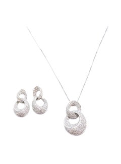 3-Piece Pure 925 Sterling Silver Jewellery Set