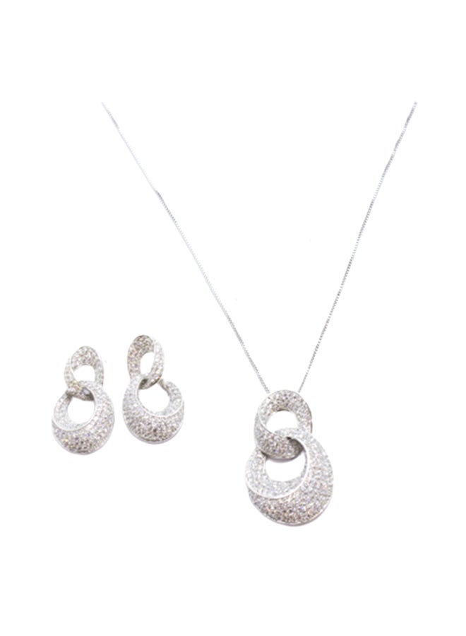 Faris Silver - 3-Piece Pure 925 Sterling Silver Jewellery Set - Image 1