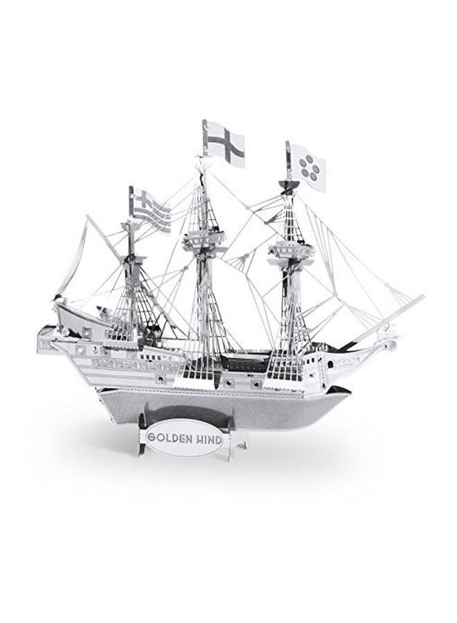 Fascinations 2-Piece Black Pearl Ship And Golden Hind Ship 3D Laser Models MMS012-049  - Image 2