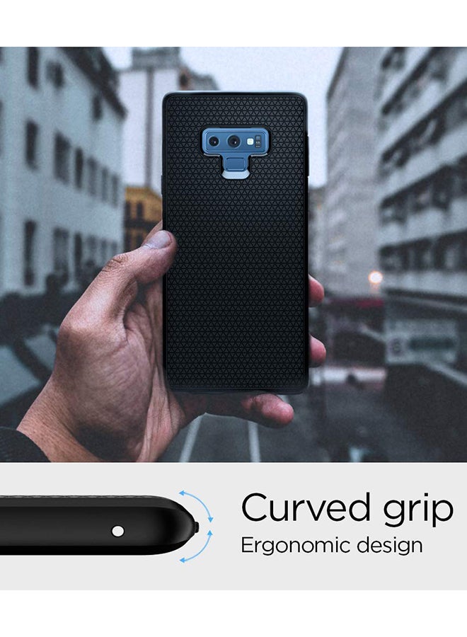 Spigen - Liquid Air Protective Case Cover For Samsung Galaxy Note9 Matte Black - Image 1