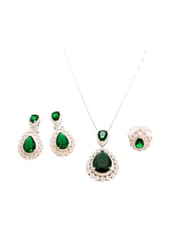 3-Piece Pure 925 Sterling Silver Jewellery Set