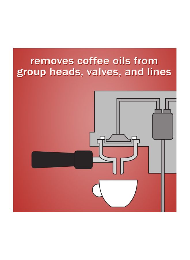 يورنكس منظف كافيزا لتنظيف ماكينة صنع الإسبريسو أبيض - Image 3