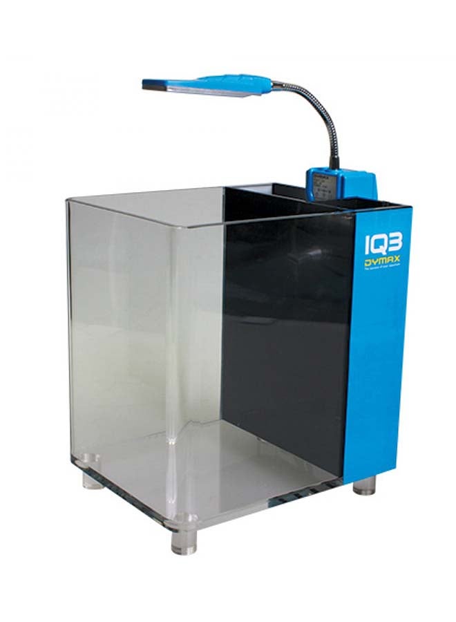 ديماكس حوض سمك من الأكريليك طراز IQ3 شفاف/أزرق 22x17x22سم - Image 1