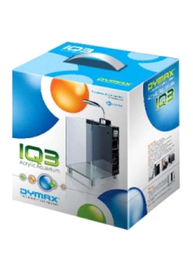 ديماكس حوض سمك من الأكريليك طراز IQ3 شفاف/أزرق 22x17x22سم - Image 2