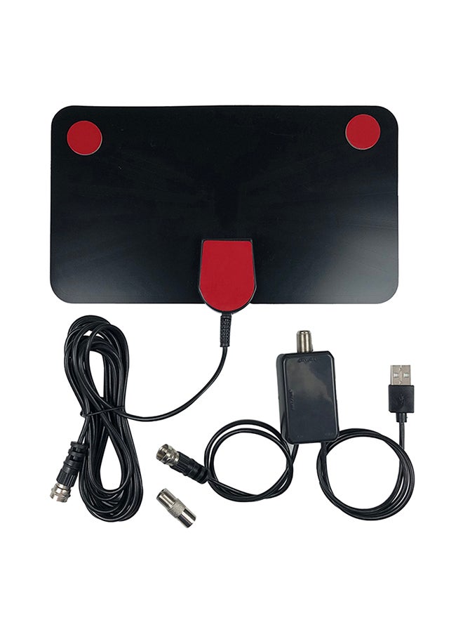 Generic - TV Indoor Amplifier Signal Booster And Mount Black - Image 1
