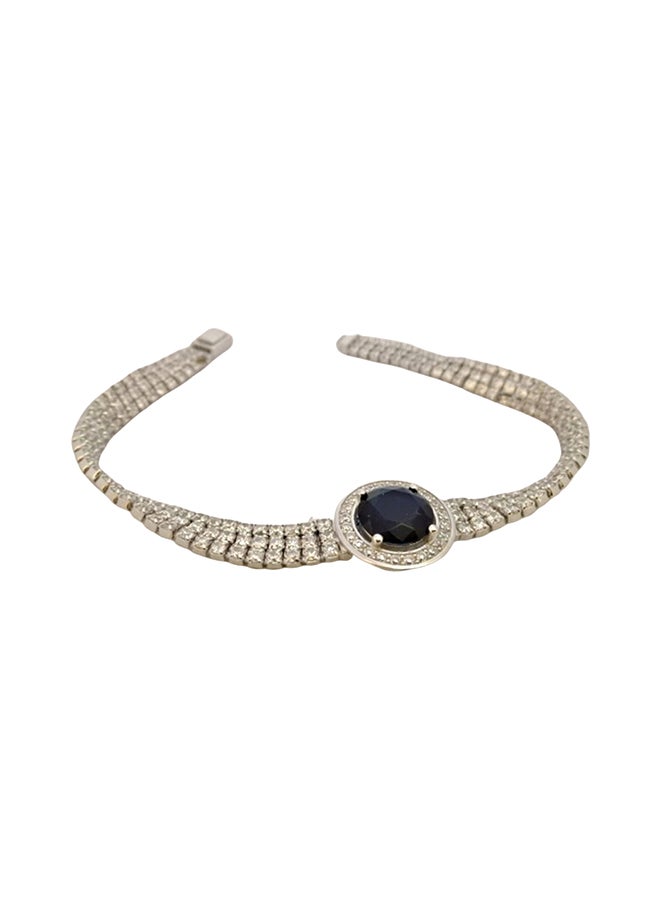 Faris Silver - Pure 925 Sterling Silver Exaggerated Design Bracelet - Image 1