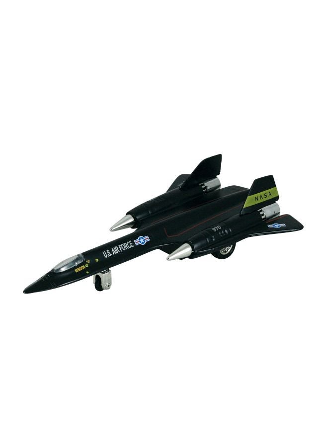 Kinsmart Air Force SR 71 Blackbird Die-Cast Jet Plane 