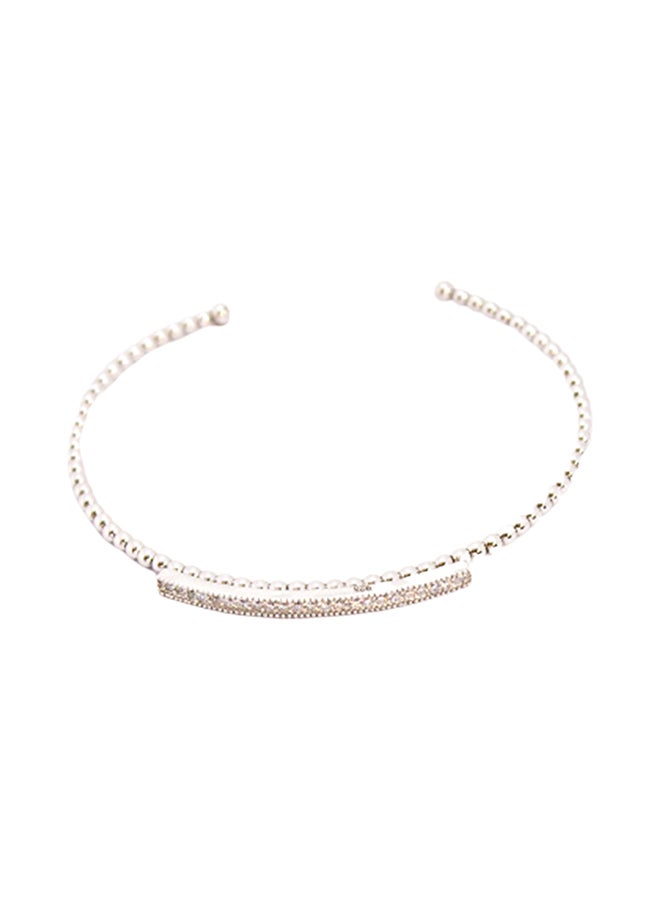Faris Silver - Pure 925 Sterling Silver Top Fashion Bangle - Image 1