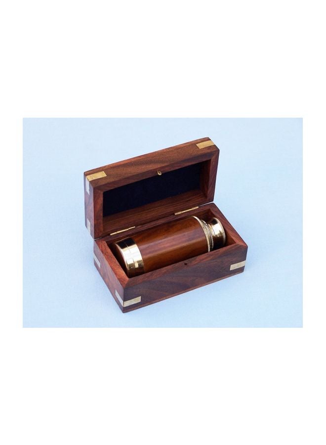 Wood Spyglass Telescope With Rosewood Box FT-0242 7inch - v1579094490/N33524505A_2