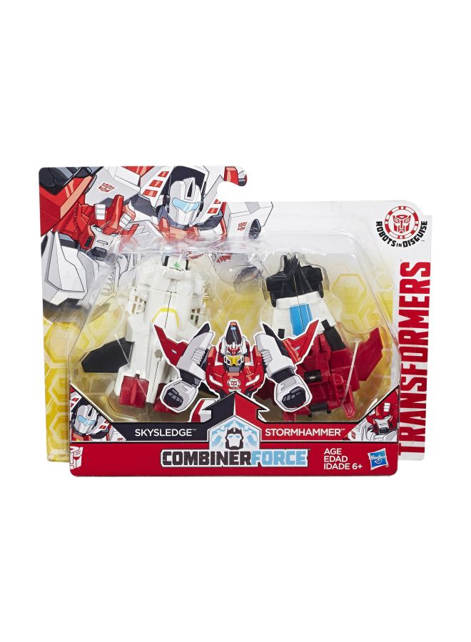 HASBRO - GAMING - Transformers Robots In Disguise Sky sledge And Storm hammer Action Figure C0628 - Image 1