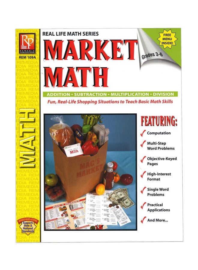 REMEDIA PUBLICATIONS Market Math Grade: 3-6 REM 109A 