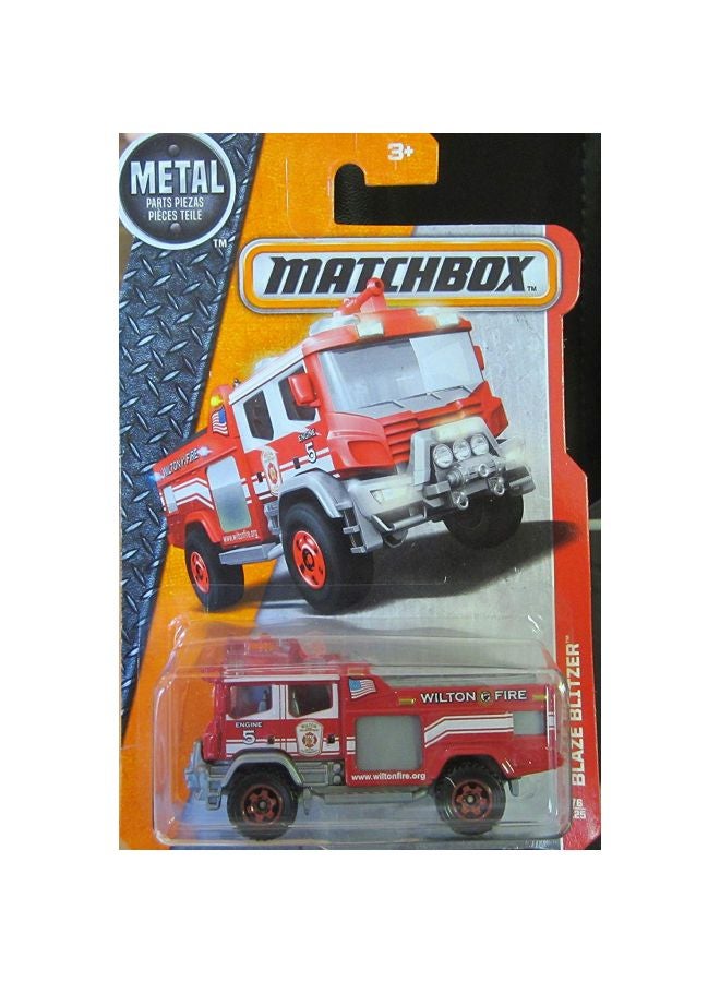 ماتش بوكس لعبة سيارة إطفاء اللهيب ، بليتزر من سلسلة هيرويك ريسكيو طراز 76/125 . متعدد الألوان