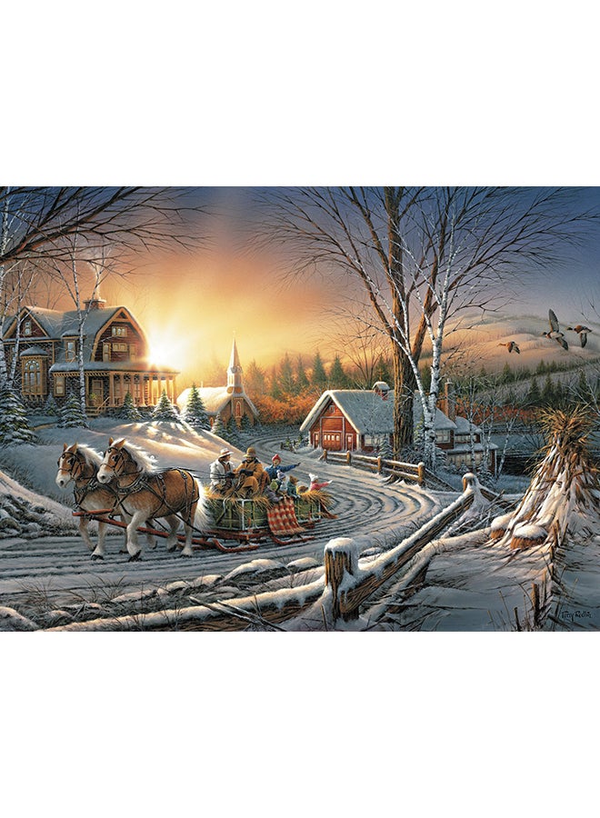Buffalo Games The Pleasures Of Winter Jigsaw Puzzle 26.75 x 19.75inch - Image 3