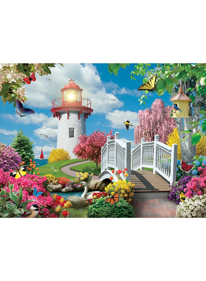 بيتس آند بيسيز أحجية تركيب الصور المقطعة بتصميم طيور وزهور وحيوانات 20x27بوصة - Image 2