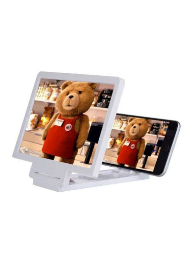F2 Foldable 3D Screen Magnifier White  - Image 2