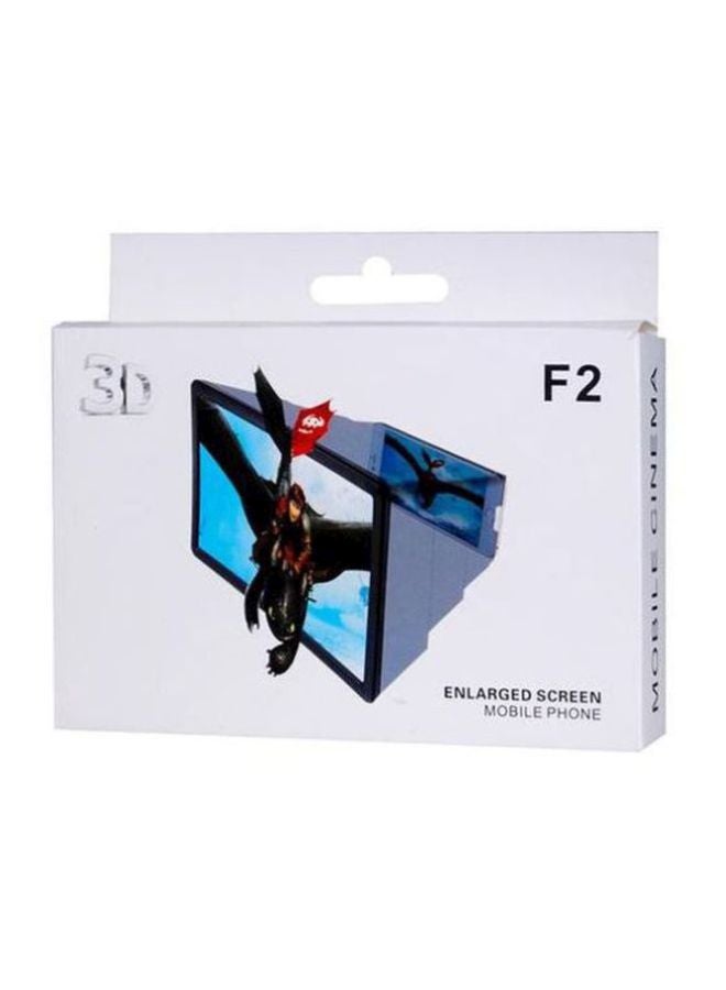 F2 Foldable 3D Screen Magnifier White  - Image 3