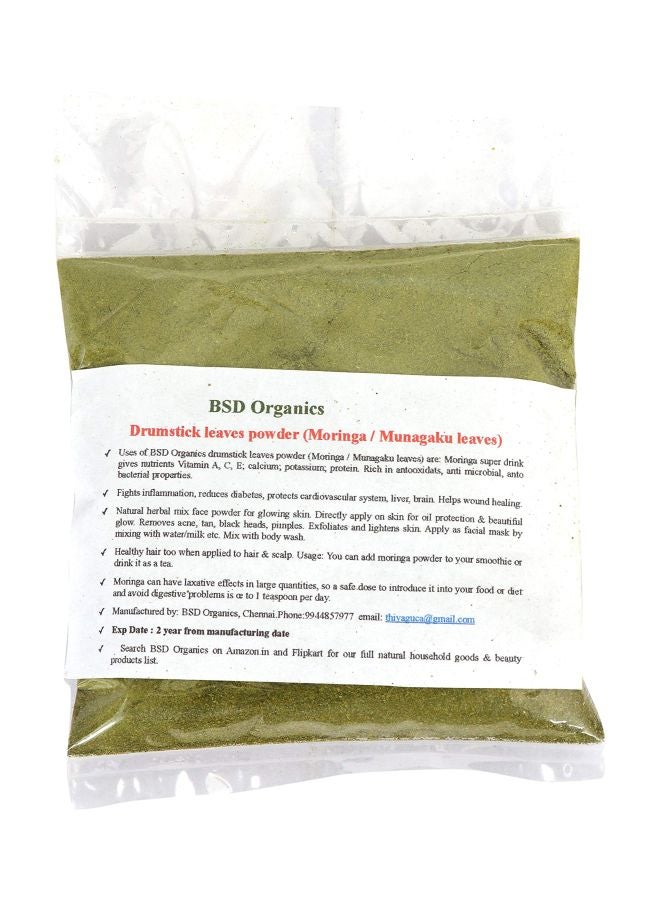 BSD Organics Drumstick Leaves Powder 100grams  - Image 3