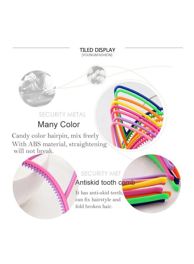 null - 24-Piece Plastic Unicorn Headband - Image 1
