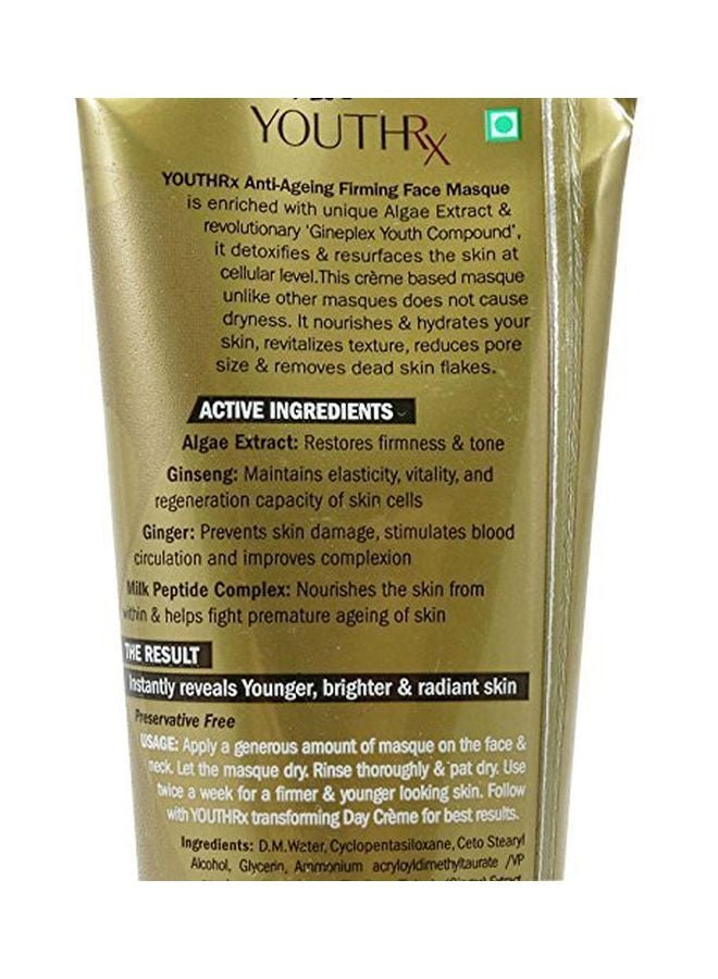LOTUS HERBALS Youthrx Anti Ageing Firming Face Masque Cream 80grams  - Image 2