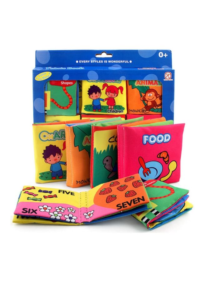 بيوينتي مجموعة كتب قماشية مصنوعة من نسيج غير سام للتعليم المبكر مكونة من 6 قطع طراز YPC1490 - Image 2
