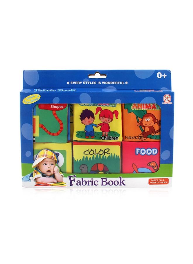 بيوينتي مجموعة كتب قماشية مصنوعة من نسيج غير سام للتعليم المبكر مكونة من 6 قطع طراز YPC1490 - Image 5