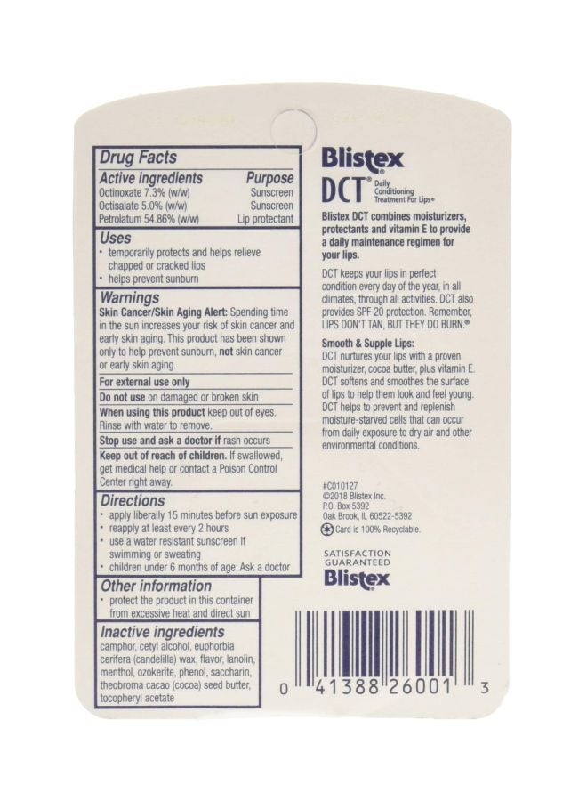 Blistex - 6-Piece Daily Conditioning Treatment Lip Protectant SPF 20 - Image 1