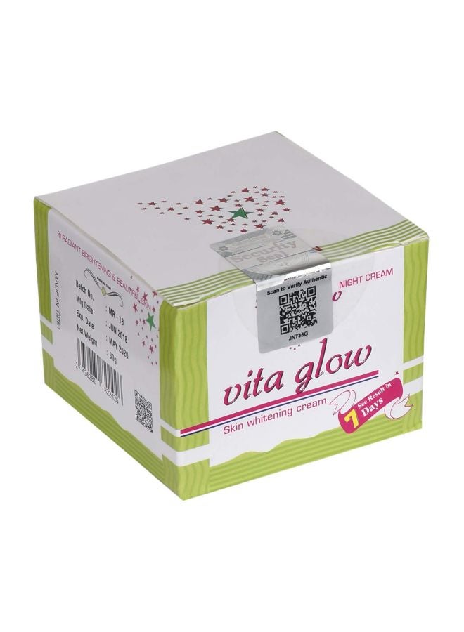 Vita Glow Skin Whitening Night Cream 30grams - Image 2