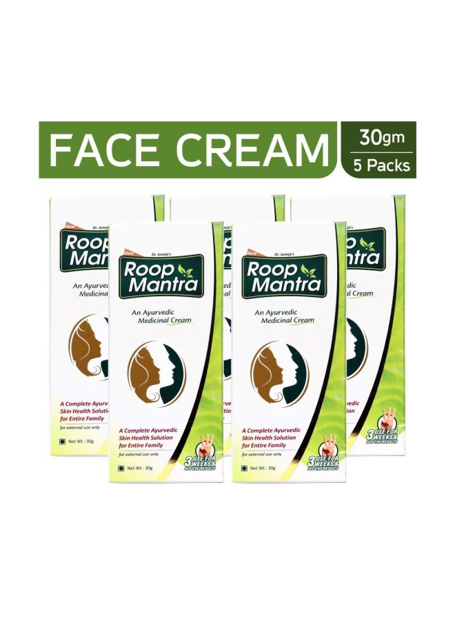 Roop Mantra 5-Piece Ayurvedic Medicinal Cream Set 30grams - Image 2