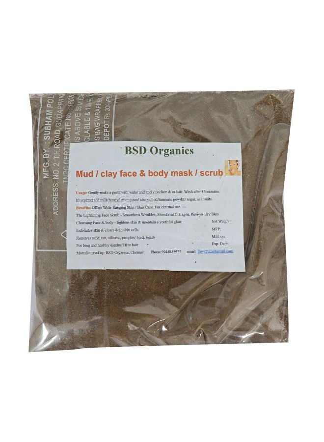 BSD Organics Body Scrubbing Clay 400grams 