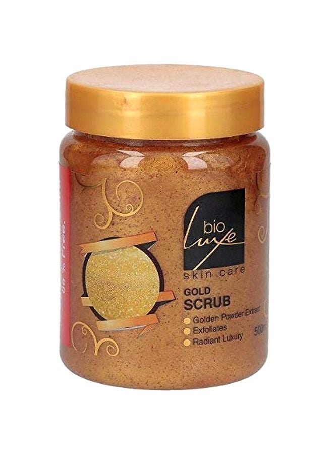 Bio Luxe Skin Care Gold Scrub 500ml - Image 1