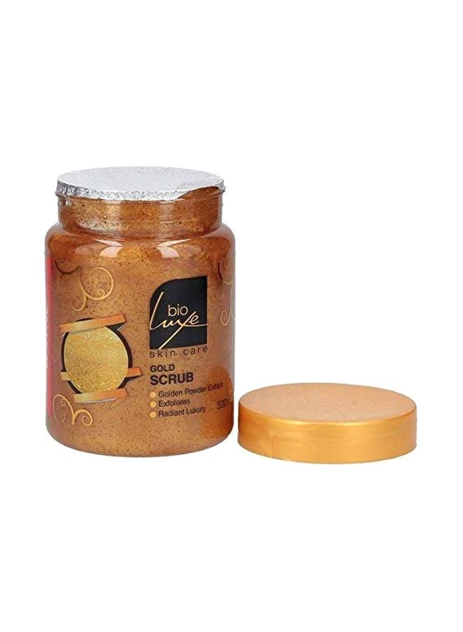 Bio Luxe Skin Care Gold Scrub 500ml - Image 2