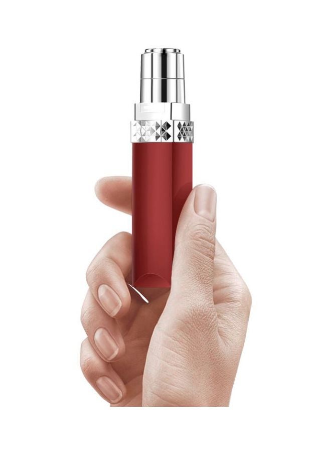 ANSELF Lipstick Shape Mini Electric Face Epilator Red/Silver - Image 5