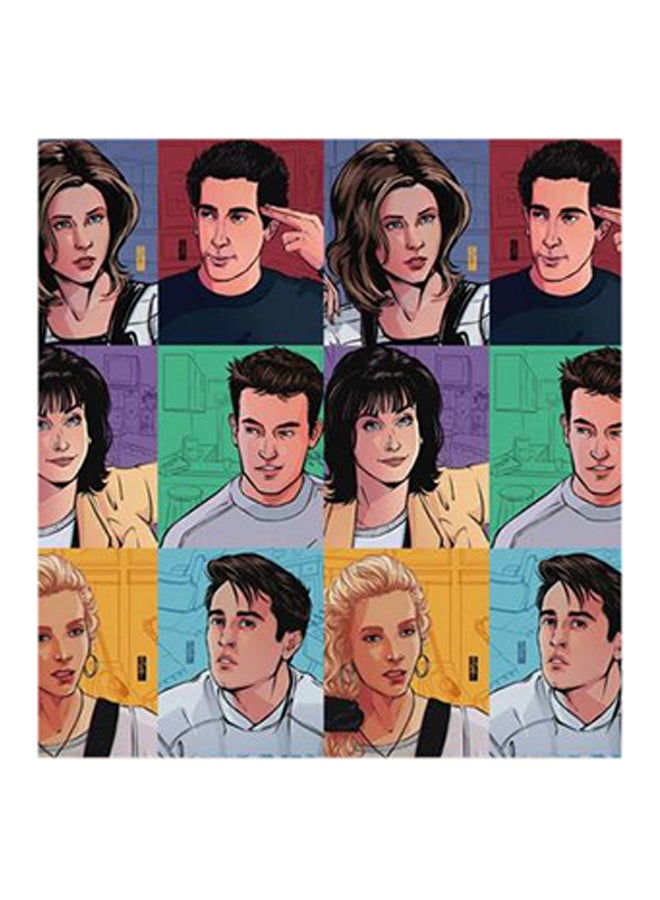 Friends MDF Wall Art Multicolour