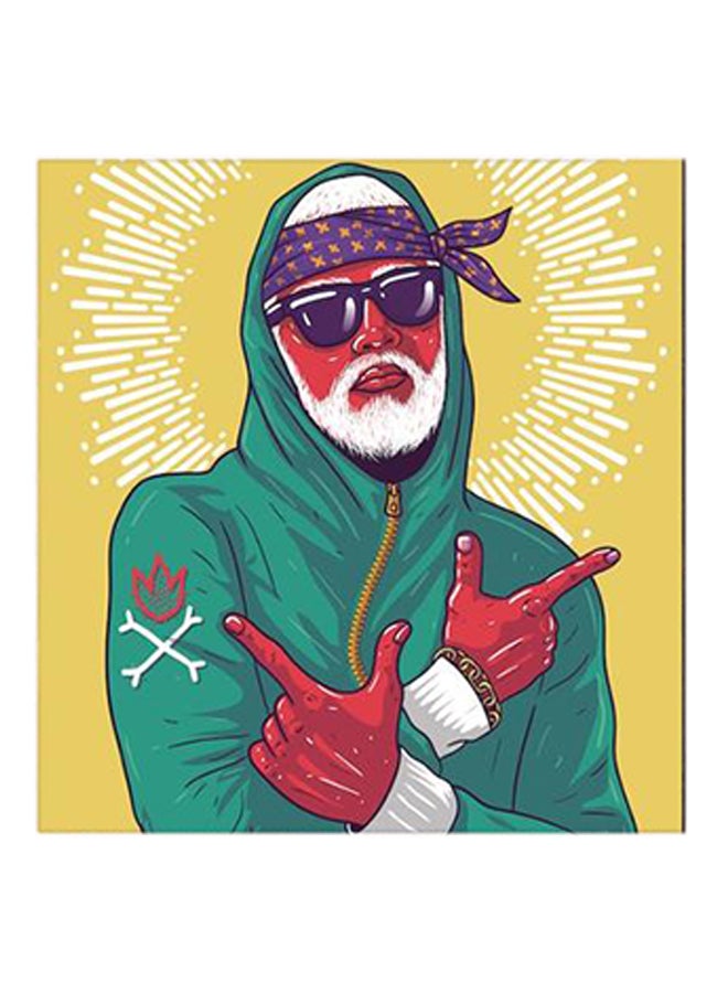 Cool Man MDF Wall Art Multicolour