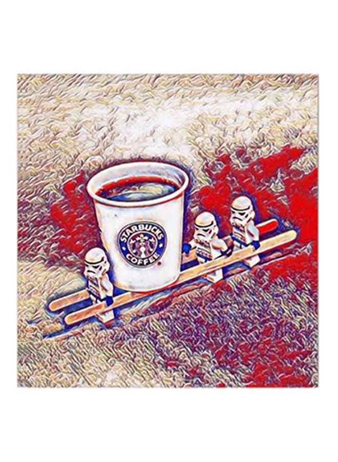 Starbucks Coffee MDF Wall Art Multicolour