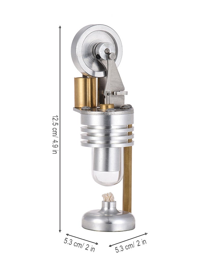 Hot Air Stirling Engine Motor Model Kit Physics Teaching Aids Educational Toys 17.50x11.50x9.50cm - Image 2