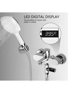 Generic Led Display Shower Water Thermometer Silver 12.00x3.00x10.00cm  - Image 4