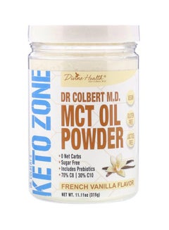 Divine Health Keto Zone Dr. Colbert MCT Oil Powder - French Vanilla Flavor 