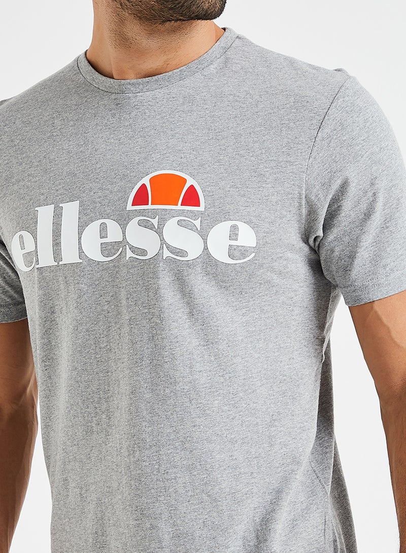 Ellesse Front Logo SL Prado T-Shirt Grey - Image 4