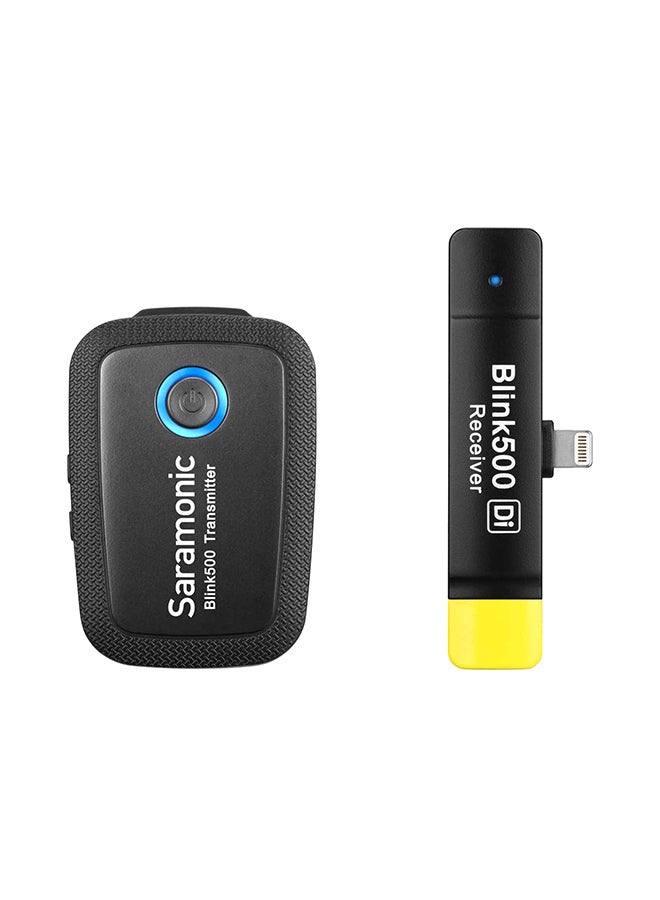 Saramonic Blink 500 B3 Ultracompact 2.4 Ghz Wireless Clip-On Microphone Lightning Receiver Black - Image 1
