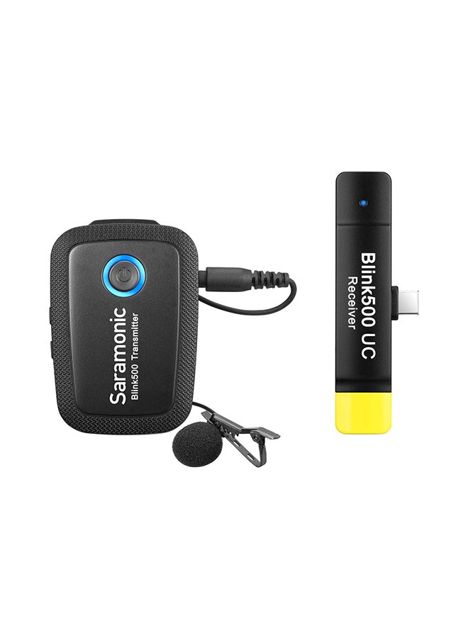 Saramonic Blink 500 B5 Ultracompact 2.4 Ghz Wireless Clip-On Microphone USB-C Receiver BLINK500 B5 Black - Image 1