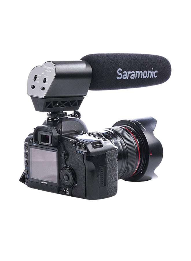 Saramonic VMIC Pro Directional Condenser Video Microphone With Shockmount Black - Image 2