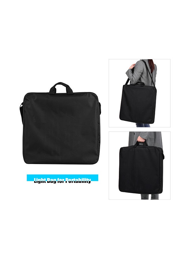 60W Dimmable Adjustable 3000-6000K Temperature LED Ring Light Black - Image 2