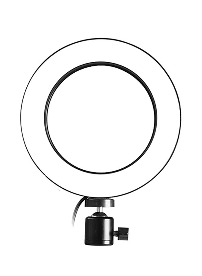 USB Interface Dimmable LED Round Photography Light Black/White - Image 4