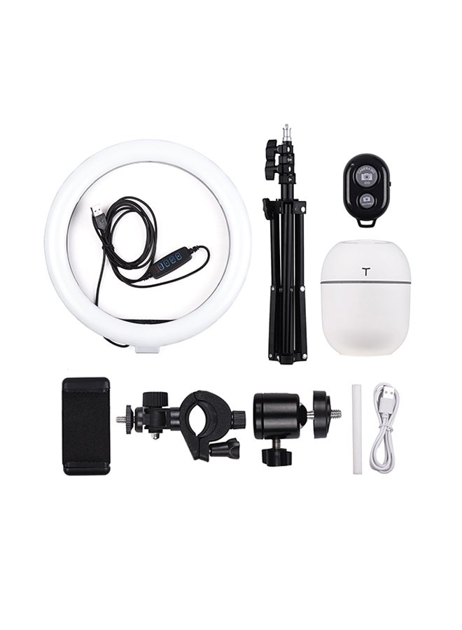 ANDOER 3200-5600K Dimmable Adjustable USB Powered Photography LED Ring Light Black  - Image 2