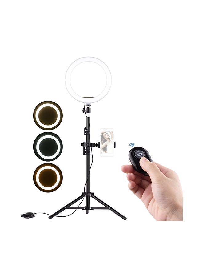 ANDOER 3200-5600K Dimmable Adjustable USB Powered Photography LED Ring Light Black  - Image 4
